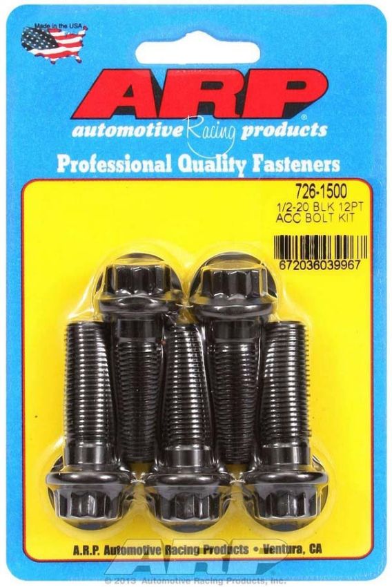 ARP ARP726-1500 Bolt Kit - 12pt. (5pk) 1/2-20 x 1.500