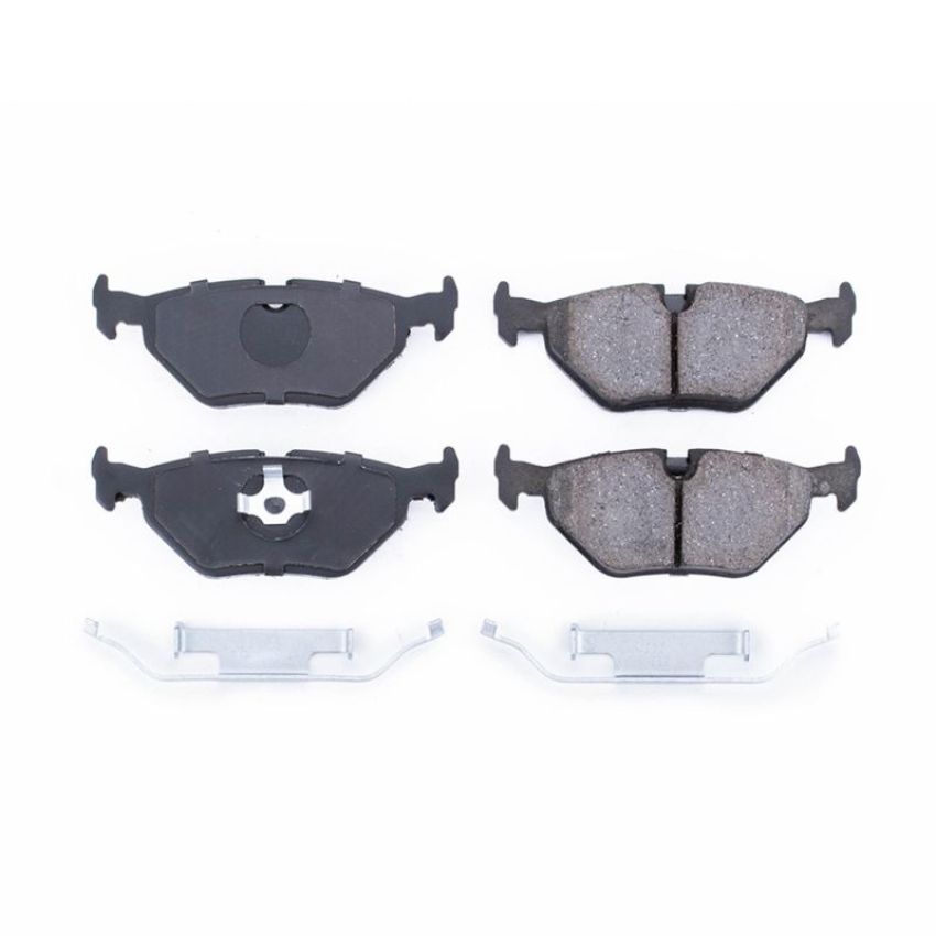 PowerStop 17-396 PowerStop - Z17 Low-Dust Ceramic Brake Pads with Hardware