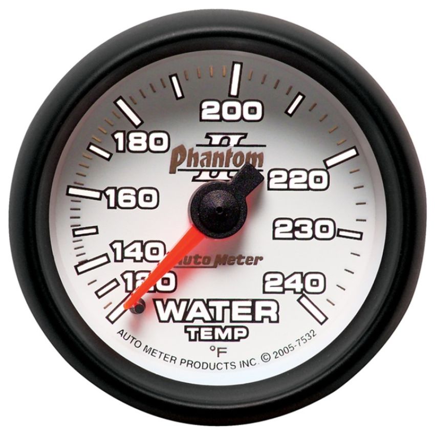 AutoMeter 7532 GAUGE, WATER TEMP, 2 1/16