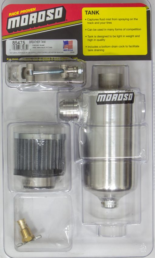 MOROSO MOR85475 Dry Sump Breather Tank