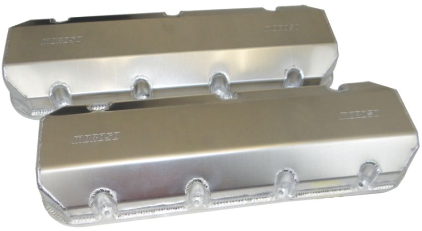 Moroso 68484 Brodix SR20/Dart Pro1 (Dirt Late) Valve Cover - Exhaust Pockets/Intake Tubes - Alum - Pair