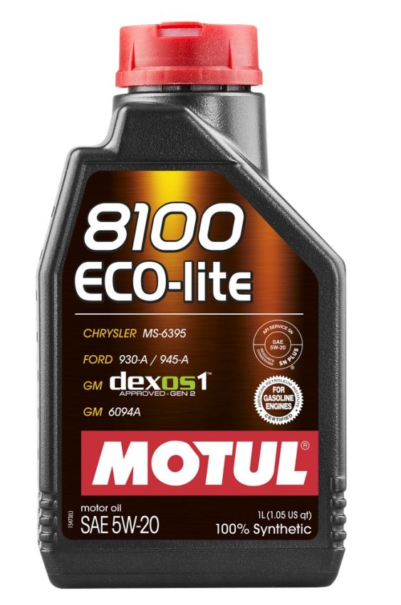 Motul 109102 8100 ECO-LITE 5W20 - 1L - Synthetic Engine Oil