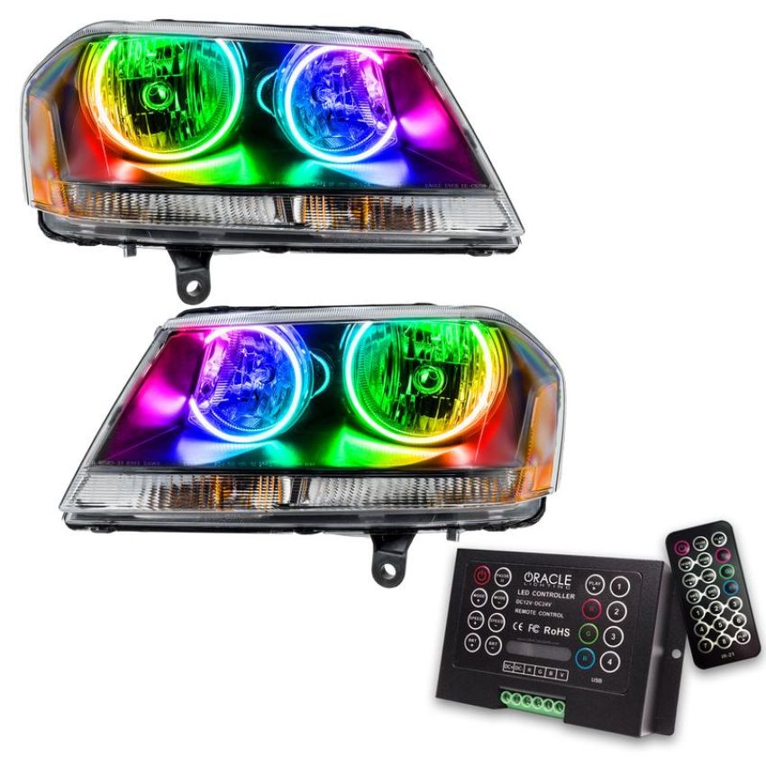 Oracle Lighting 8101-333 SMD Pre-Assembled Headlights, Black Bezel, ColorSHIFT(tm) 2.0