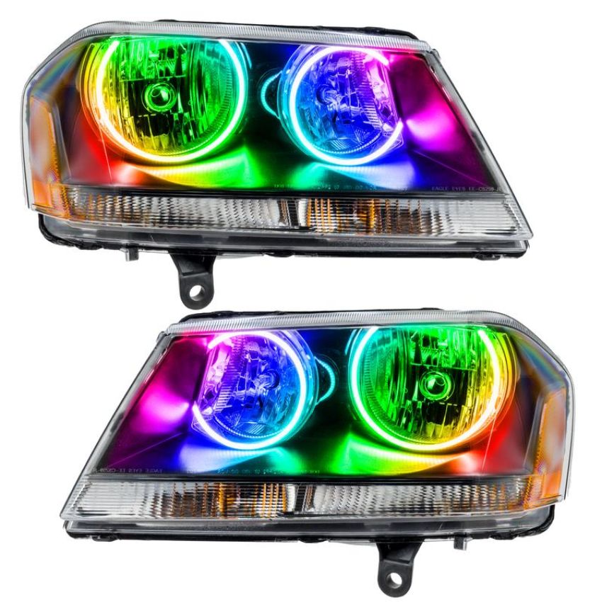 Oracle Lighting 8101-334 SMD Pre-Assembled Headlights, Black Bezel, ColorSHIFT(tm) - No Controller