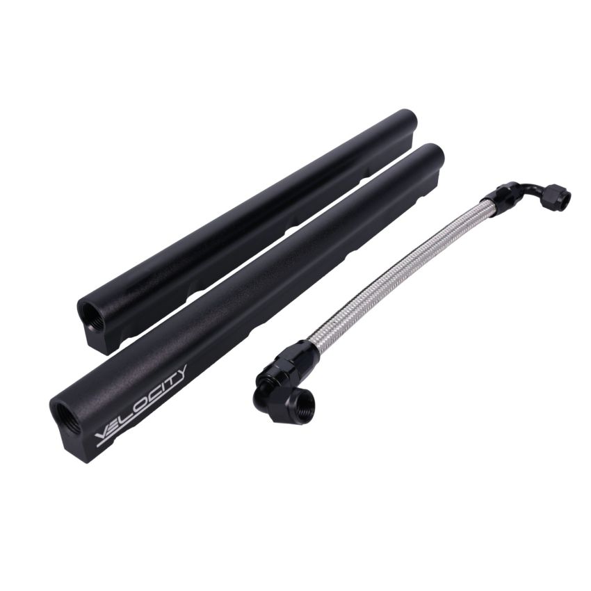 Top Street Performance 81011BK TSP Velocity Billet Aluminum with Mid Pipe