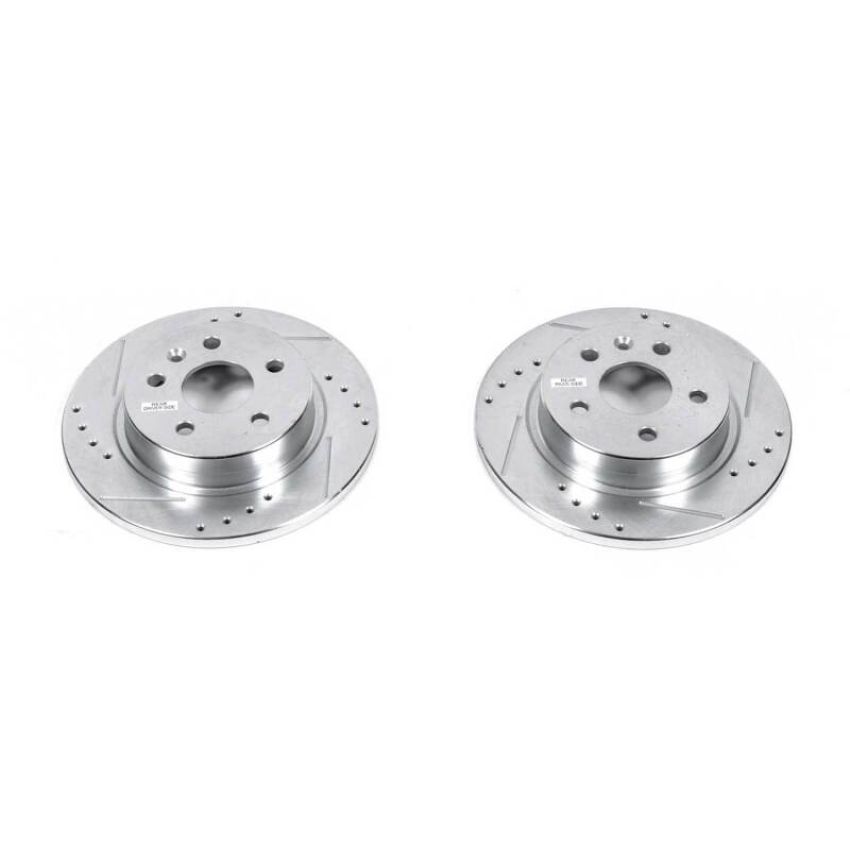 PowerStop AR82144XPR PowerStop Evolution Performance Drilled, Slotted & Plated Brake Rotor Pair