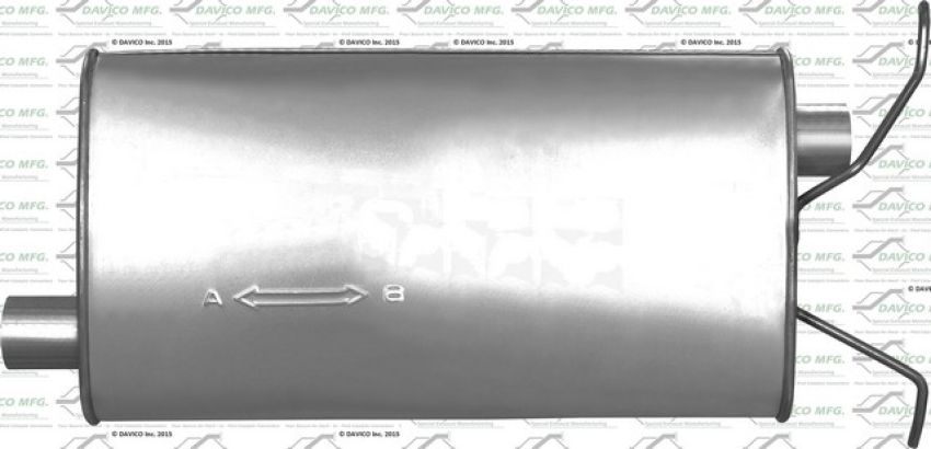 Davico Mfg 810414 Direct fit Muffler