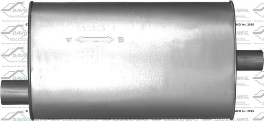 Davico Mfg 810428 Direct fit Muffler