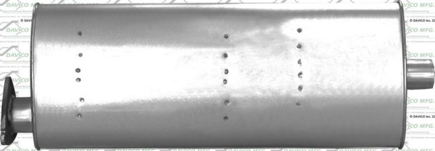 Davico Mfg 810551 Direct fit Muffler