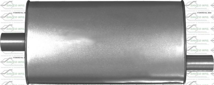Davico Mfg 810607 Direct fit Muffler