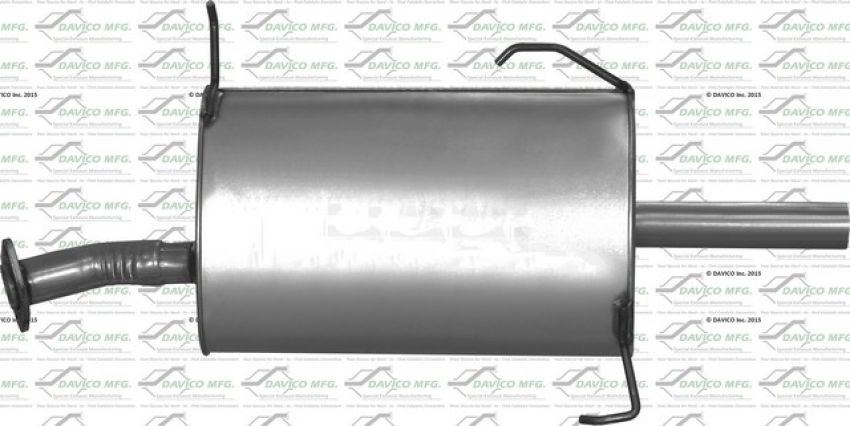 Davico Mfg 810641 Direct fit Muffler
