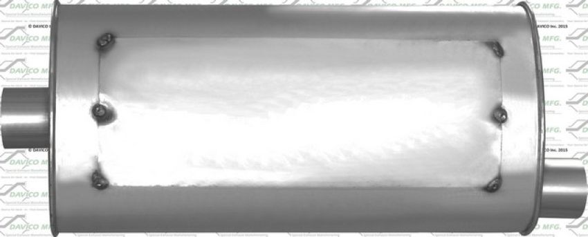 Davico Mfg 810664 Direct fit Muffler