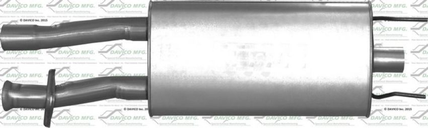 Davico Mfg 810692 Direct fit Muffler
