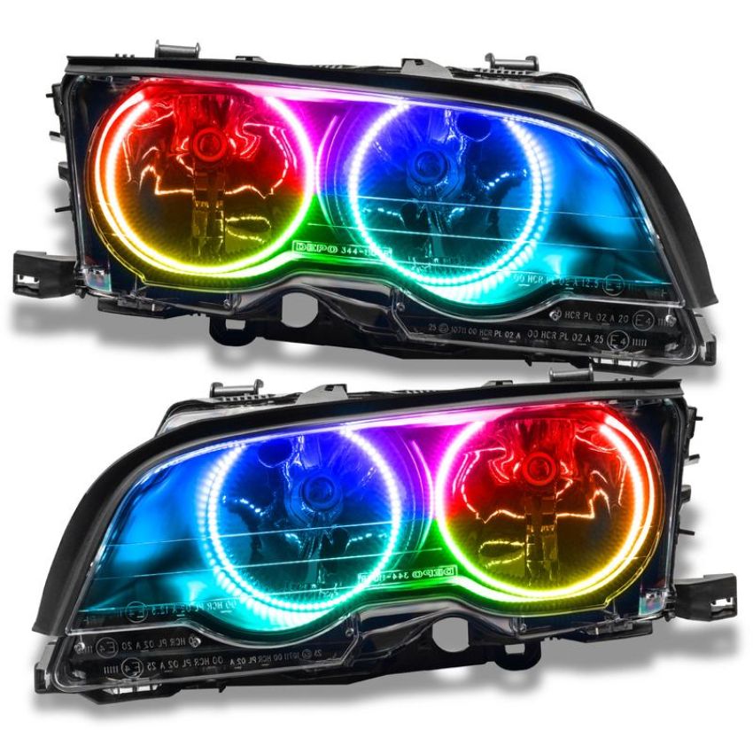 Oracle Lighting 8113-334 Pre-Assembled Headlights, Halogen, ColorSHIFT(tm) - No Controller