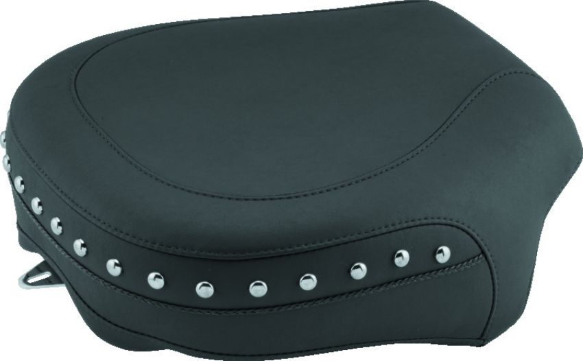 Mustang Motorcycle 75451 Mustang 08-21 Harley Electra Glide,Rd Glide,Rd King,Str Glide Pass Seat(13.5wide)/Studs - Black