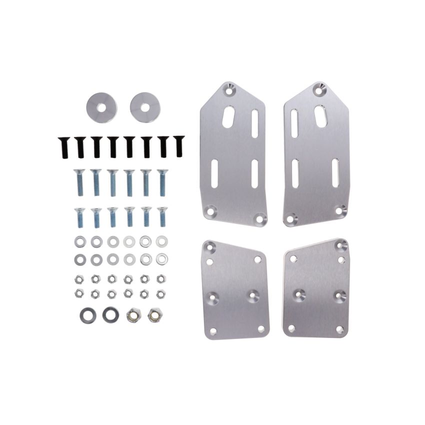 Top Street Performance 81150 TSP GM LS to Ford Fox Body Natural Motor Mount Adapter Plates