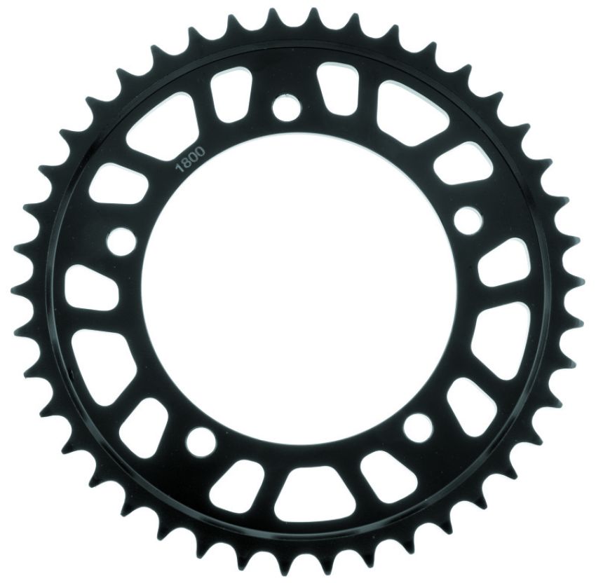 BikeMaster 965407 Suzuki Rear Steel Sprocket 530 44T - Black