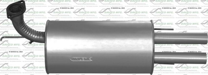 Davico Mfg 812567 Direct fit Muffler