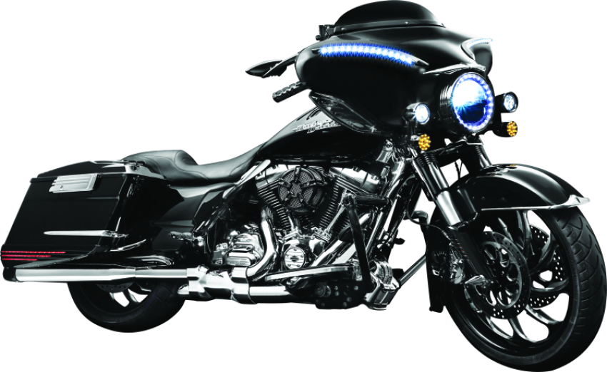 Kuryakyn 7786 Front Fender Side Trim Chrome