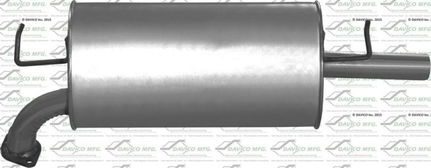 Davico Mfg 812651 Direct fit Muffler