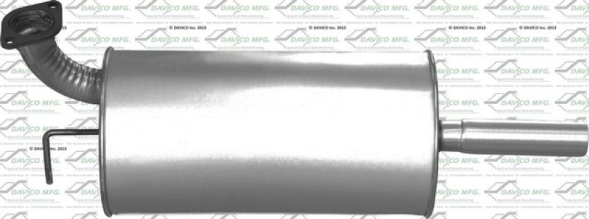 Davico Mfg 812652 Direct fit Muffler