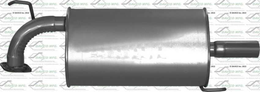 Davico Mfg 812676 Direct fit Muffler