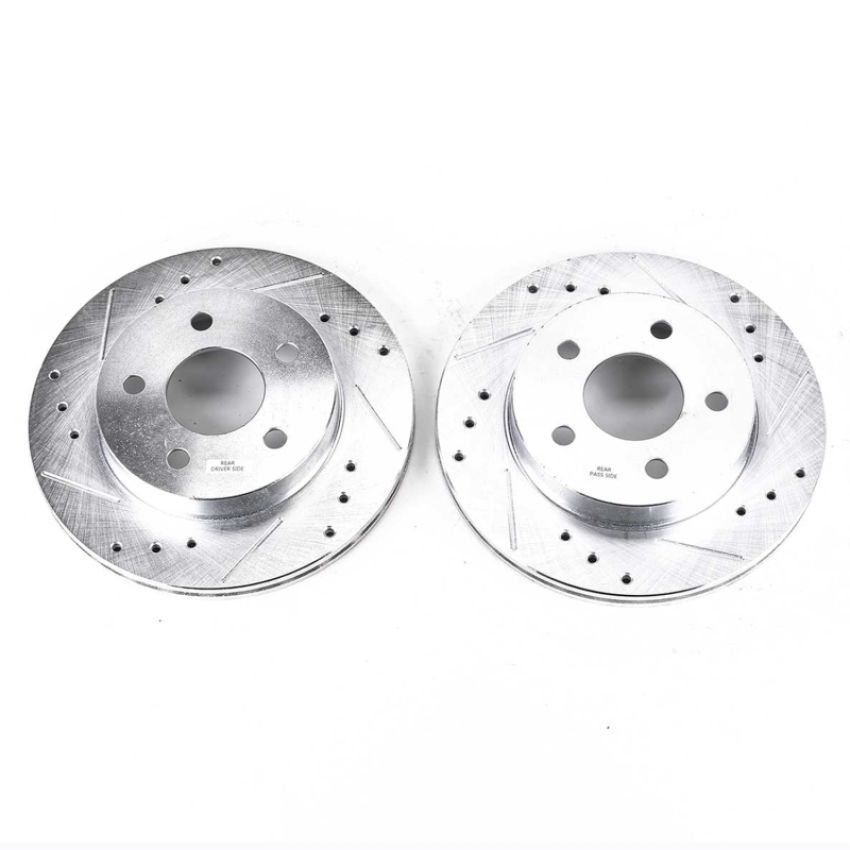 PowerStop AR8137XPR PowerStop Evolution Performance Drilled, Slotted & Plated Brake Rotor Pair