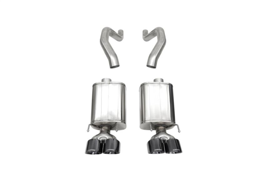 CORSA Performance 21077BLK Corsa 06-13 Chevy Corvette C6 Z06 7.0L / 09-13 ZR1 6.2L Black PVD AxleBack Exhaust w/4.5in Twin Tips