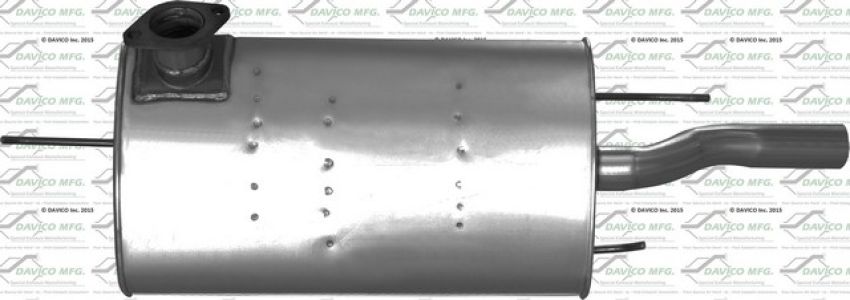 Davico Mfg 813984 Direct fit Muffler