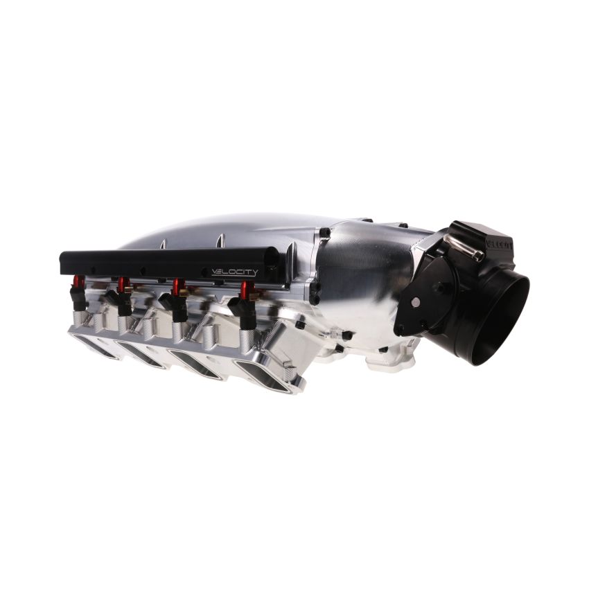 Top Street Performance 81412 TSP GM LS Rectangle Port V Series Natural Billet Aluminum Low-Rise Intake