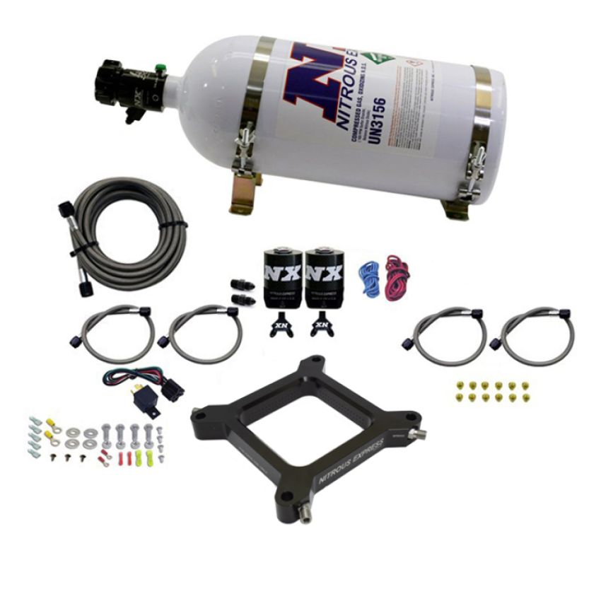 Nitrous Express 67540-10 4150 Assassin Plate, Pro Power (100-500HP), 10LB Bottle