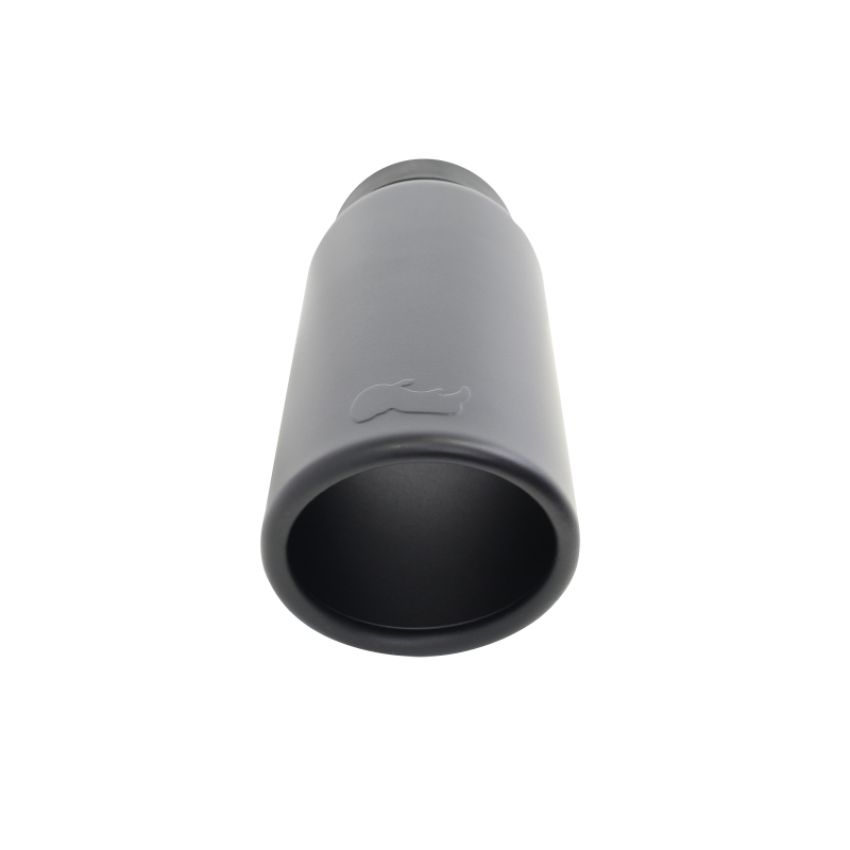 Go Rhino GRT3414B Exhaust Tip - Black - ID 3in x L 14in x OD 4in