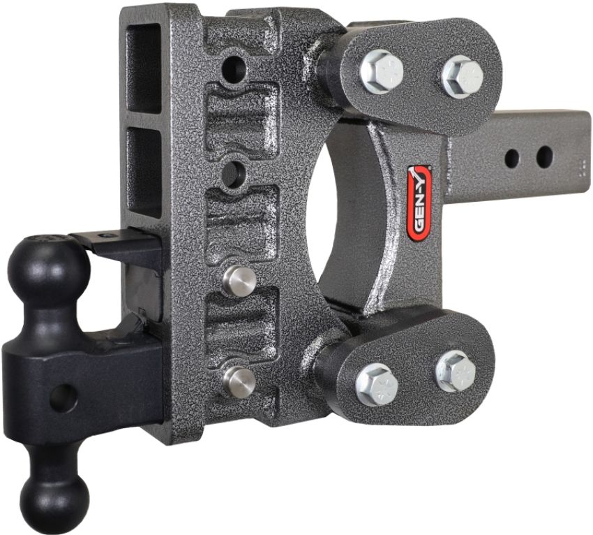GEN-Y Hitch GH-2224 Gen-Y The Boss Torsion-Flex 3in Shank 6in Drop 32K Hitch w/GH-0161 Dual-Ball/GH-0162 Pintle Lock