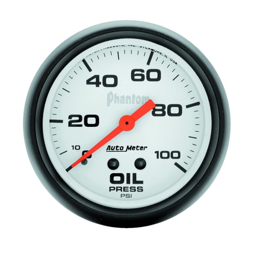 AUTOMETER ATM5821 2-5/8in Phantom Oil Pressure Gauge 0-100psi