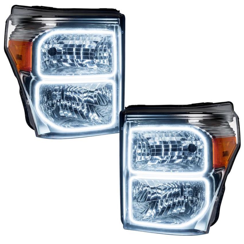 Oracle Lighting 8158-001 LED Pre-Assembled Headlights, Chrome Bezel, White
