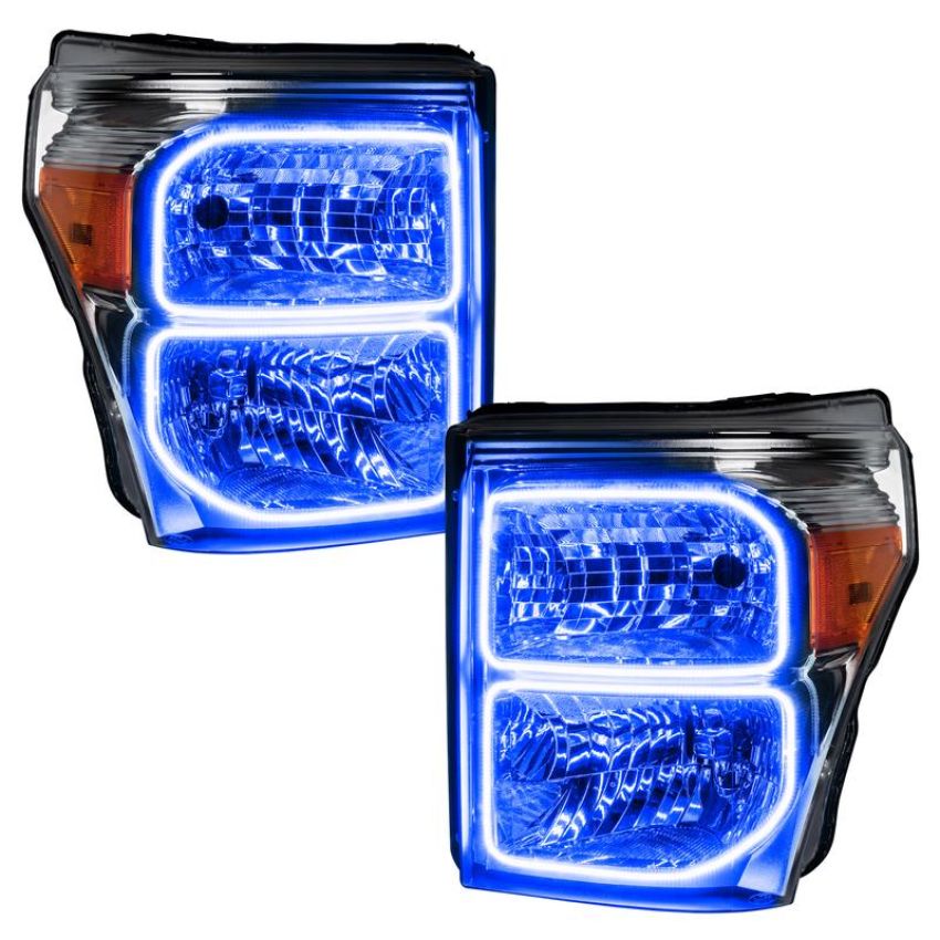 Oracle Lighting 8158-330 LED Pre-Assembled Headlights, Chrome Bezel, ColorSHIFT