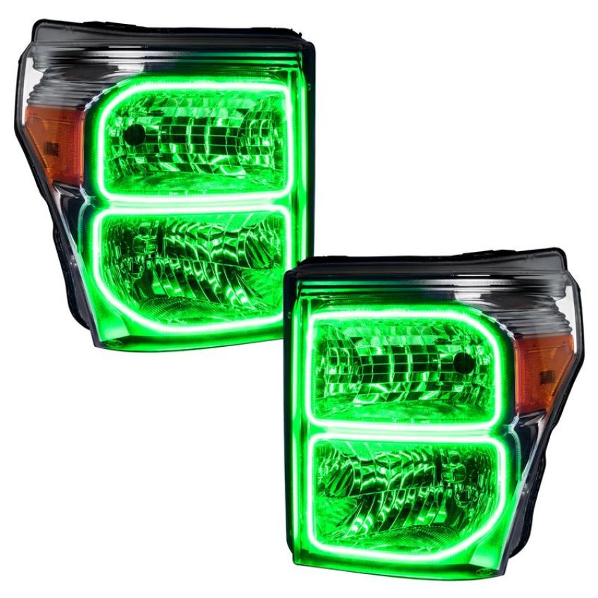 Oracle Lighting 8158-334 LED Pre-Assembled Headlights, Chrome Bezel, ColorSHIFT(tm) - No Controller