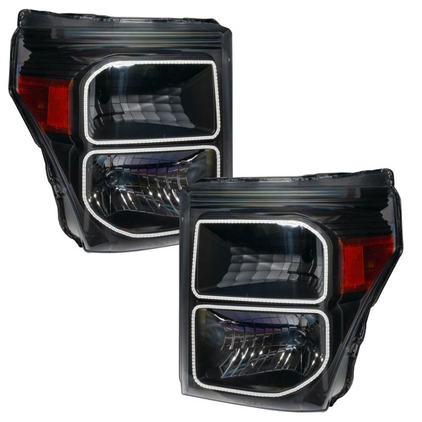 Oracle Lighting 8159-001 LED Pre-Assembled Headlights, Black, White