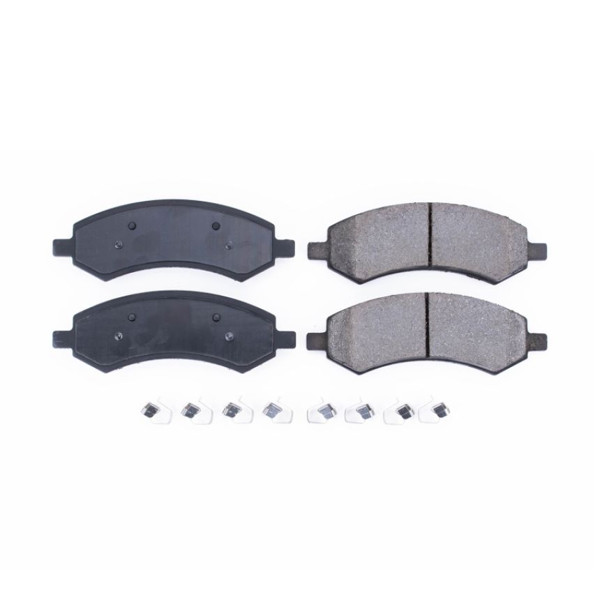 PowerStop 17-1084 PowerStop - Z17 Low-Dust Ceramic Brake Pads with Hardware