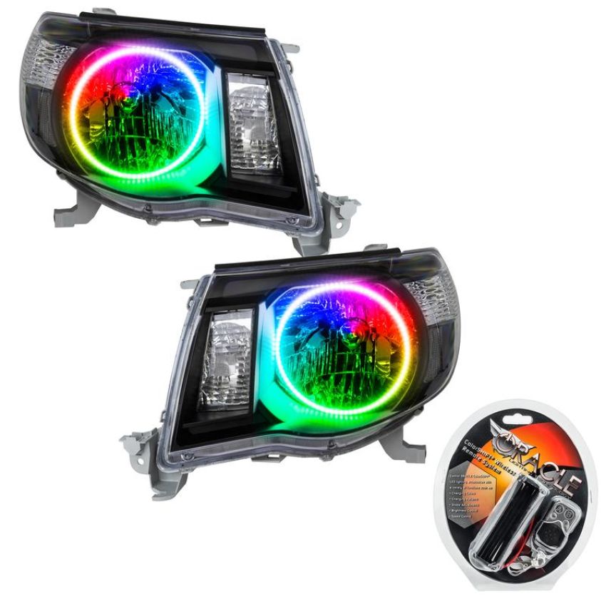 Oracle Lighting 8161-330 SMD Pre-Assembled Headlights, Black Bezel, ColorSHIFT