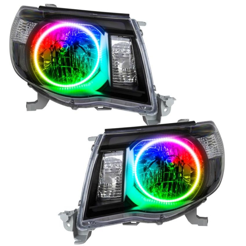 Oracle Lighting 8161-504 SMD Pre-Assembled Headlights, Black Bezel, ColorSHIFT(tm) - Simple