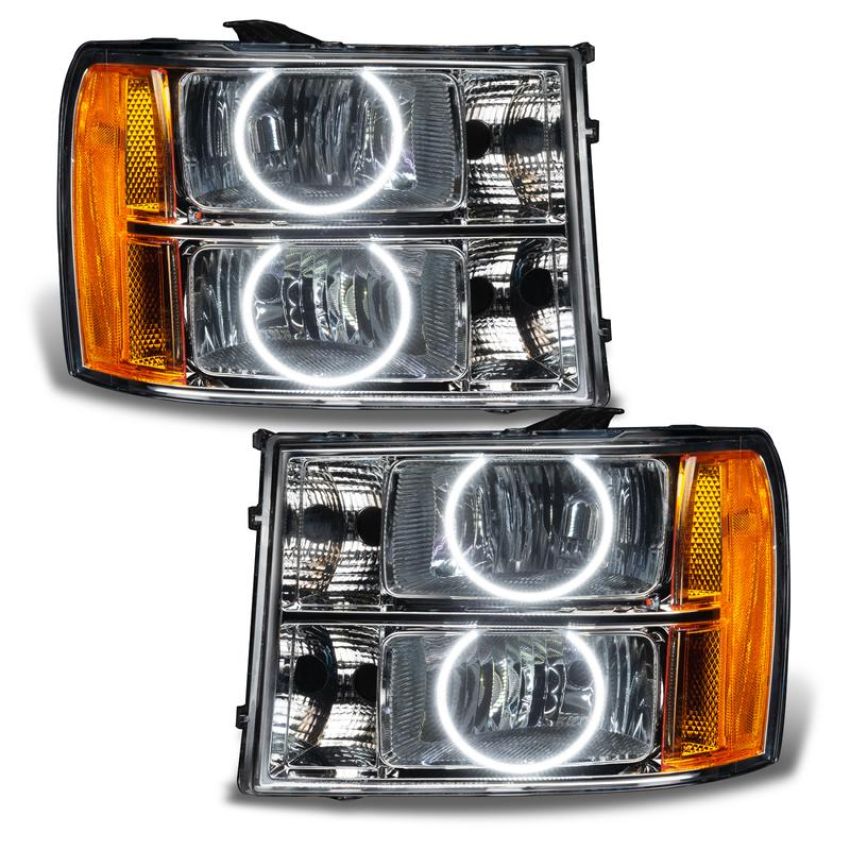Oracle Lighting 8165-001 SMD Pre-Assembled Headlights, Round Ring Design, White