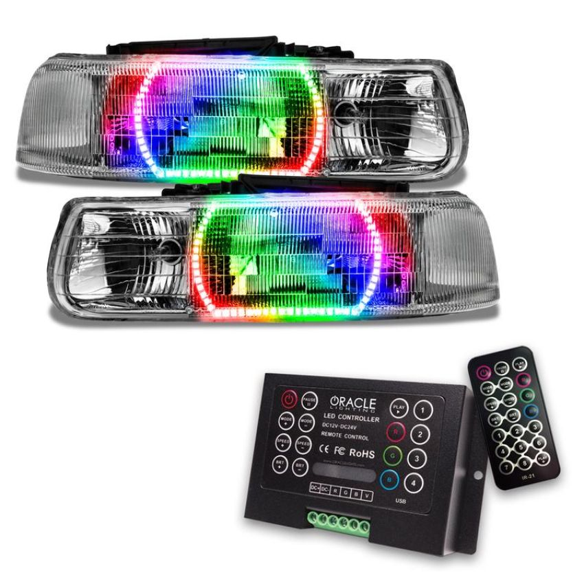 Oracle Lighting 8166-333 SMD Pre-Assembled Headlights, ColorSHIFT(tm) 2.0