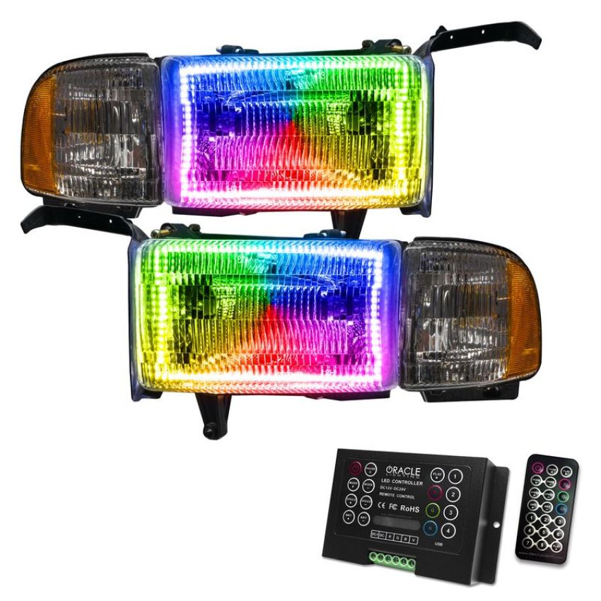 Oracle Lighting 8167-333 SMD Pre-Assembled Headlights, ColorSHIFT(tm) 2.0
