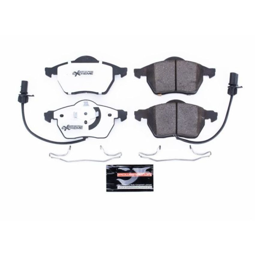 PowerStop Z26-840 PowerStop - Z26 Performance Carbon-Fiber Ceramic Brake Pads with Hardware Kit