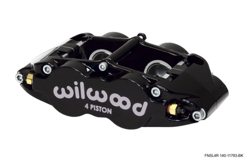 Wilwood 120-11783-BK Caliper-Narrow Superlite 4R - Black 1.25/1.25in Pistons 1.10in Disc