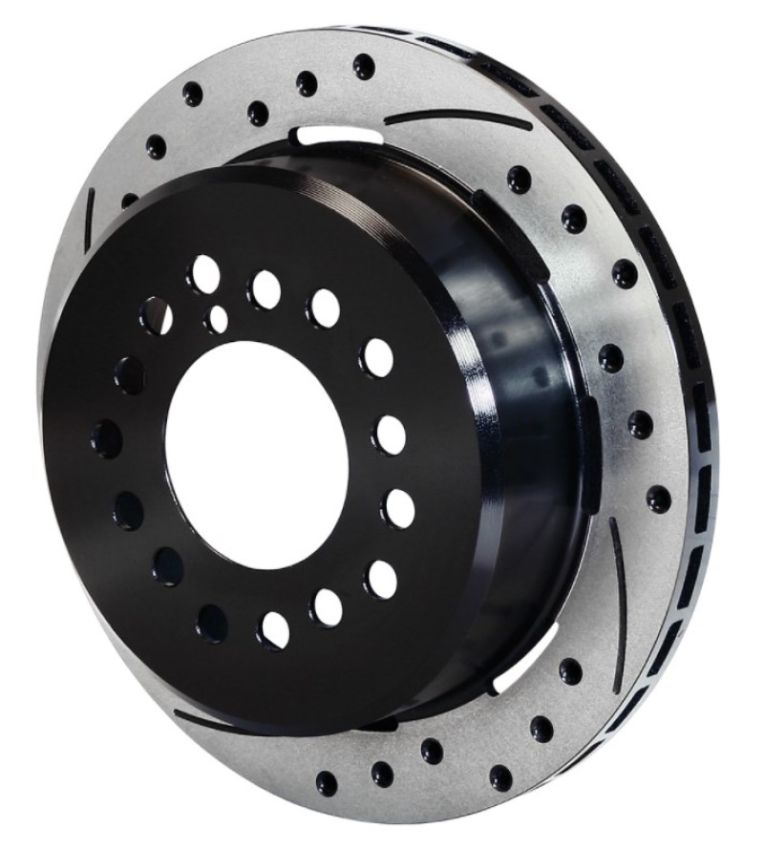 Wilwood 160-9989-BK Rotor-1.91in Offset-SRP-BLK-Drill-RH 12.19 x .810 - 5 Lug 3.12in Reg-C10