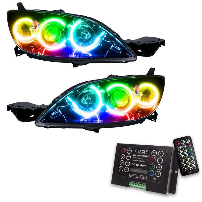 Oracle Lighting 8174-333 SMD Pre-Assembled Headlights, Halogen Style, ColorSHIFT(tm) 2.0