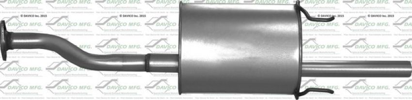 Davico Mfg 817417 Direct fit Muffler