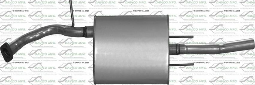 Davico Mfg 817775 Direct fit Muffler